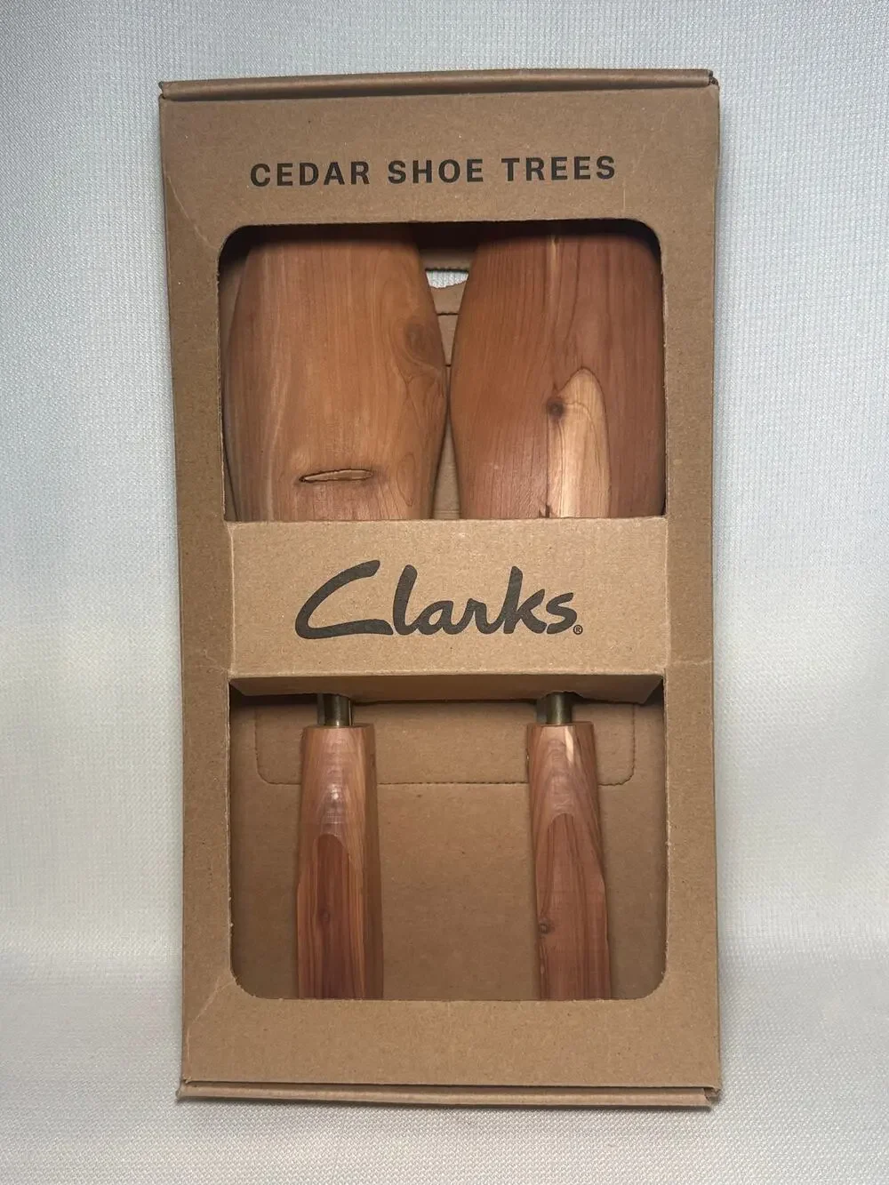 Clarks Cedar Shoe Trees XL Men’s 12-13 Aromatic Red Cedar NIB Made in USA